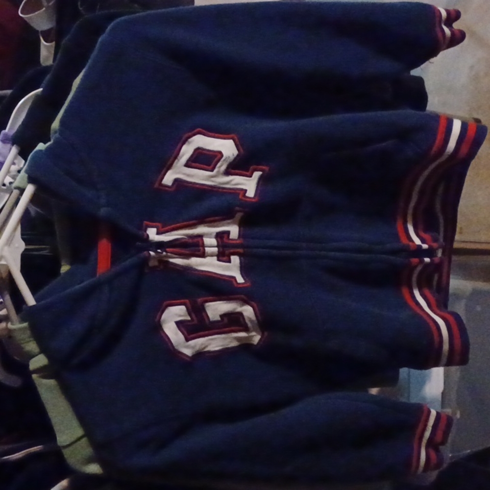 Kids Gap hoddie size small blue and one gray size small. Two for one low price.